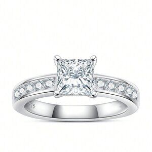 1 Piece Of Women's Quality Single Ring, Pearl Princess Ring For Women